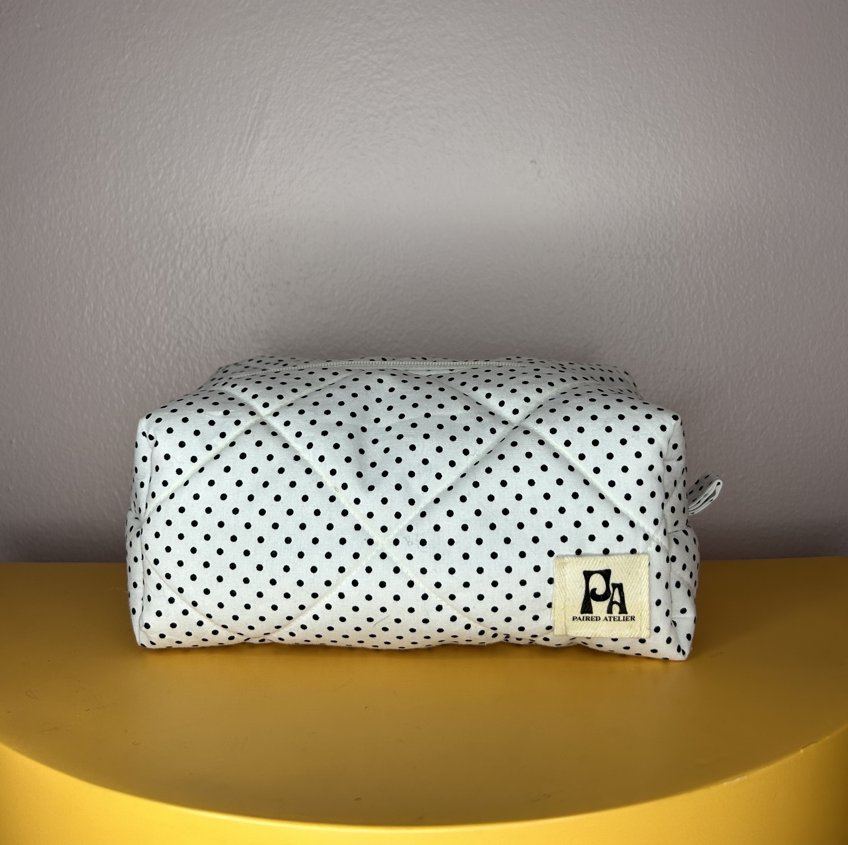 Medium toilet bag-polka dot